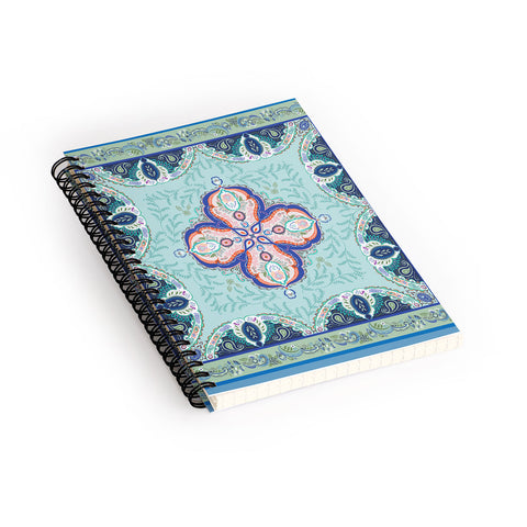 Pimlada Phuapradit Floral Maze 01 Spiral Notebook