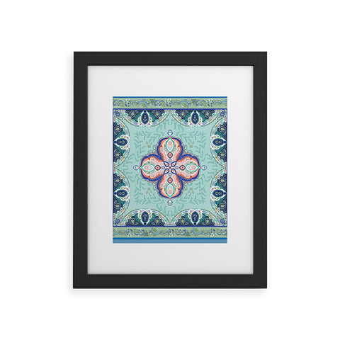 Pimlada Phuapradit Floral Maze 01 Framed Art Print