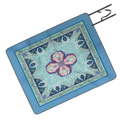 Pimlada Phuapradit Floral Maze 01 Picnic Blanket