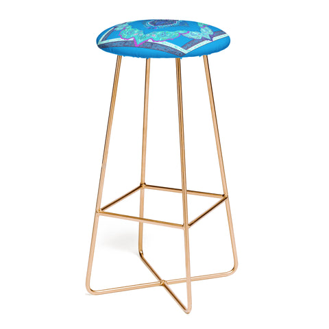 Pimlada Phuapradit Floral Maze Bar Stool