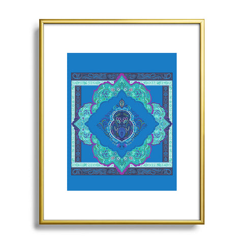 Pimlada Phuapradit Floral Maze Metal Framed Art Print
