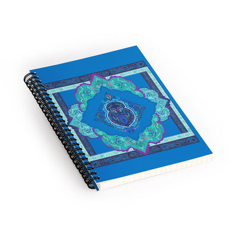 Pimlada Phuapradit Floral Maze Spiral Notebook