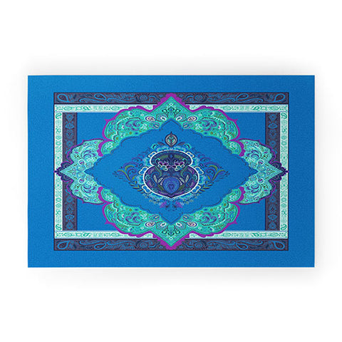 Pimlada Phuapradit Floral Maze Welcome Mat