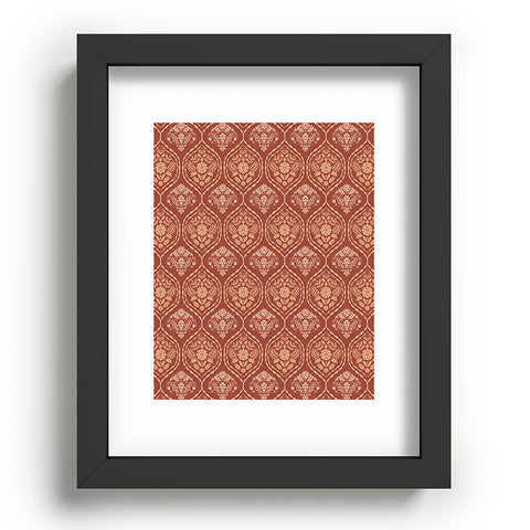 Pimlada Phuapradit Floral Ogee Sienna Recessed Framing Rectangle