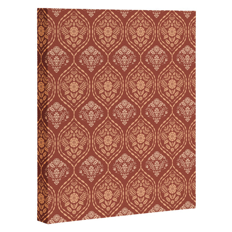 Pimlada Phuapradit Floral Ogee Sienna Art Canvas