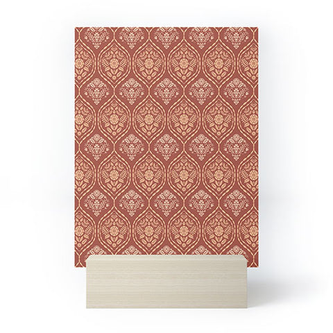 Pimlada Phuapradit Floral Ogee Sienna Mini Art Print