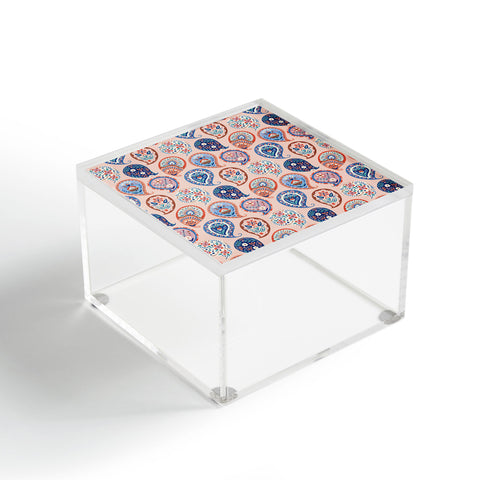 Pimlada Phuapradit Floral Paisley Half Drop Acrylic Box