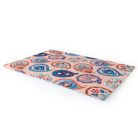 Pimlada Phuapradit Floral Paisley Half Drop Area Rug