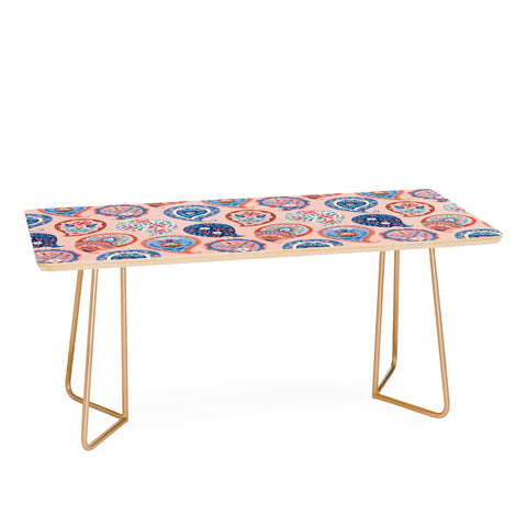 Pimlada Phuapradit Floral Paisley Half Drop Coffee Table