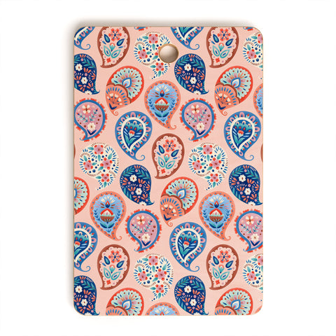 Pimlada Phuapradit Floral Paisley Half Drop Cutting Board Rectangle