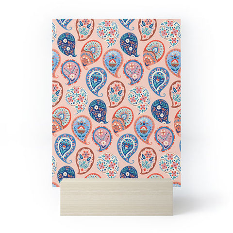 Pimlada Phuapradit Floral Paisley Half Drop Mini Art Print