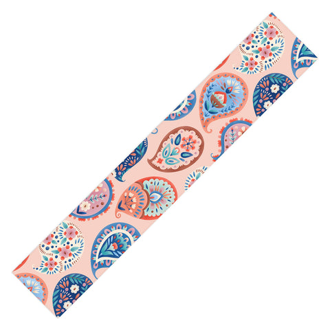 Pimlada Phuapradit Floral Paisley Half Drop Table Runner