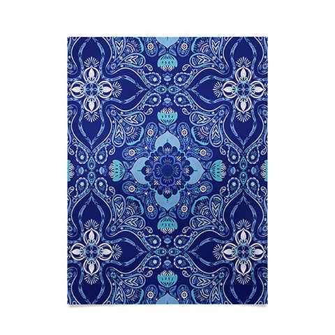 Pimlada Phuapradit Floral Paisley tiles Poster