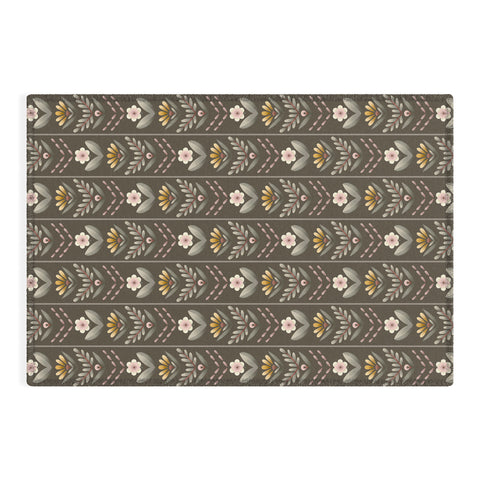 Pimlada Phuapradit Floral Stripe 4 Outdoor Rug