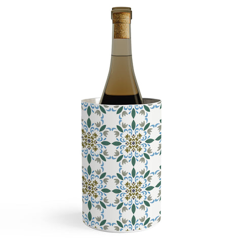 Pimlada Phuapradit Floral tiles 4 Wine Chiller