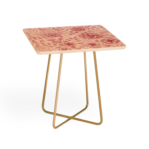 Pimlada Phuapradit Flower drawing pink Side Table