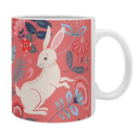 Pimlada Phuapradit Folk Bunnies Coffee Mug