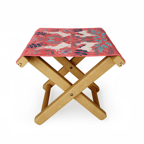 Pimlada Phuapradit Folk Bunnies Folding Stool
