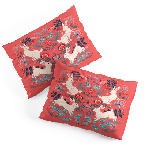 Pimlada Phuapradit Folk Bunnies Pillow Shams