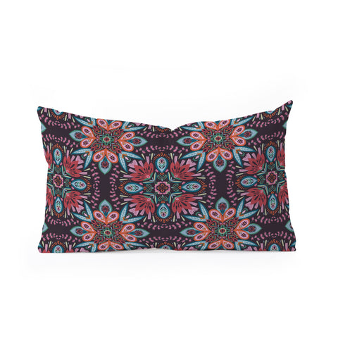 Pimlada Phuapradit Folk Ivy Oblong Throw Pillow
