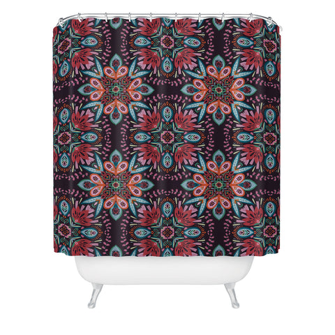 Pimlada Phuapradit Folk Ivy Shower Curtain
