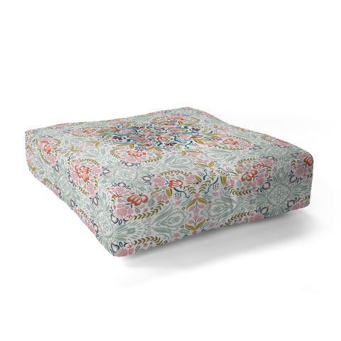 Pimlada Phuapradit Forest Maze Floor Pillow Square