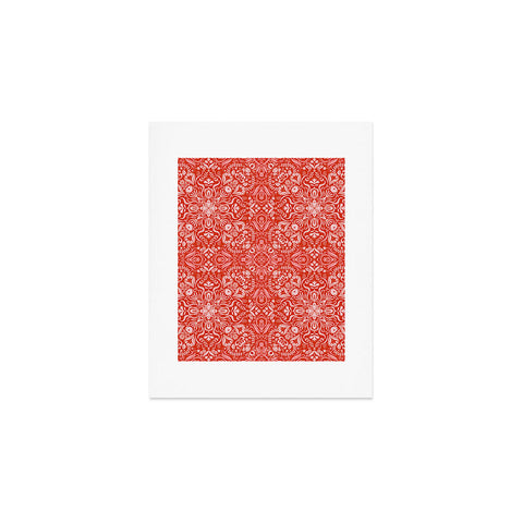 Pimlada Phuapradit Forest maze in red Art Print