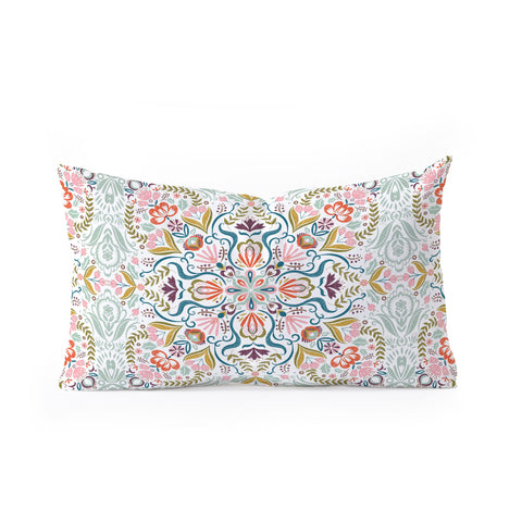 Pimlada Phuapradit Forest Maze Oblong Throw Pillow