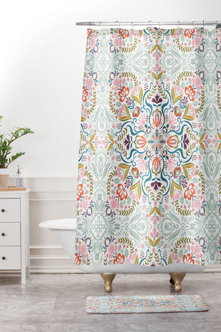 Pimlada Phuapradit Forest Maze Shower Curtain And Mat