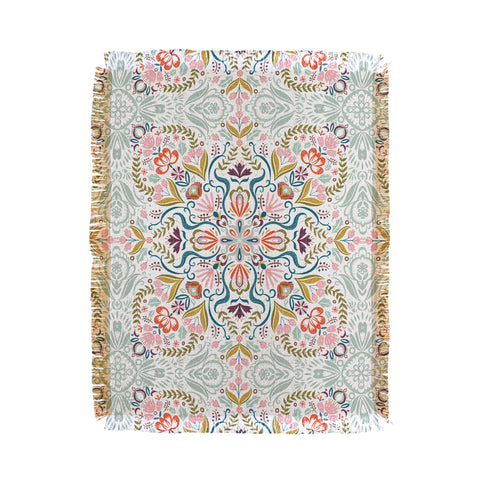 Pimlada Phuapradit Forest Maze Throw Blanket
