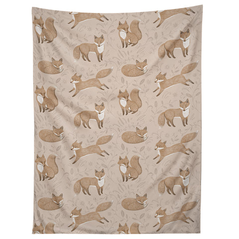 Pimlada Phuapradit Fox and foliage Tapestry