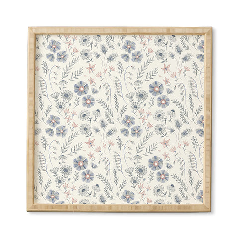 Pimlada Phuapradit Frozen Foliage Framed Wall Art