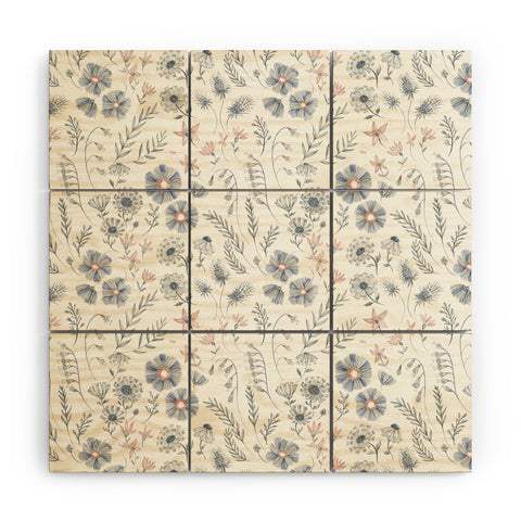 Pimlada Phuapradit Frozen Foliage Wood Wall Mural