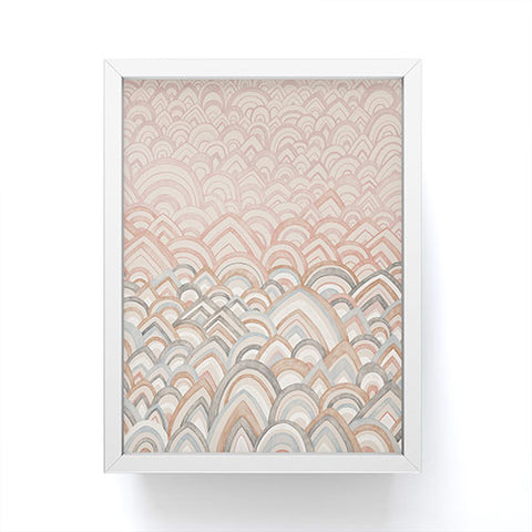 Pimlada Phuapradit Geo Mountain Framed Mini Art Print