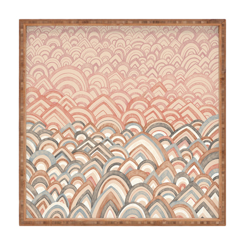 Pimlada Phuapradit Geo Mountain Square Tray