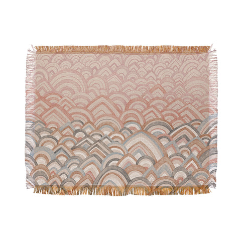 Pimlada Phuapradit Geo Mountain Throw Blanket