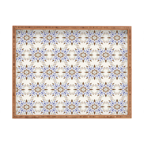 Pimlada Phuapradit Geo Star Tiles Rectangular Tray