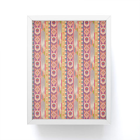 Pimlada Phuapradit Geo stripes 2 Framed Mini Art Print