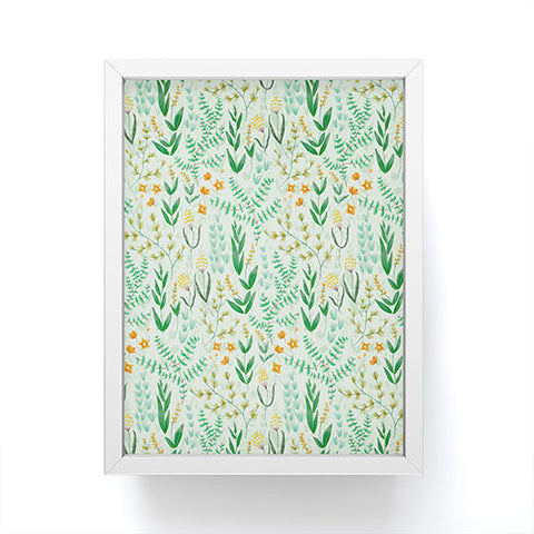 Pimlada Phuapradit Green garden 02 Framed Mini Art Print