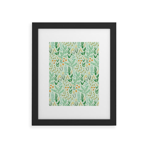 Pimlada Phuapradit Green garden 02 Framed Art Print