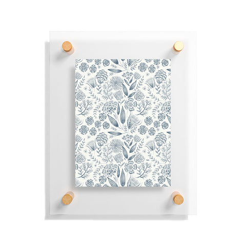 Pimlada Phuapradit Grey Leaf Floating Acrylic Print