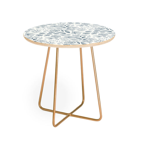 Pimlada Phuapradit Grey Leaf Round Side Table