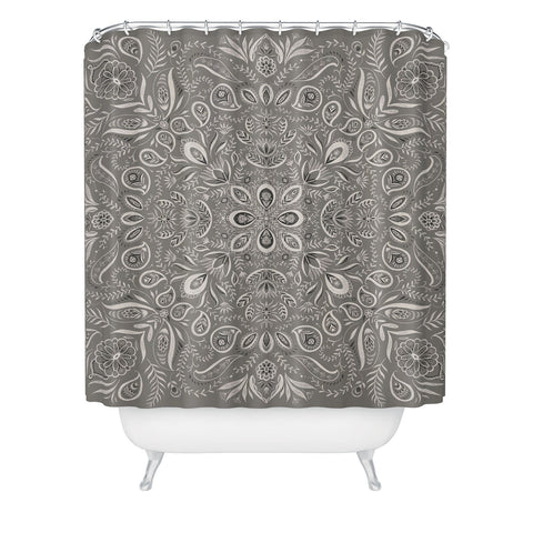 Pimlada Phuapradit Grey Pavilion Shower Curtain