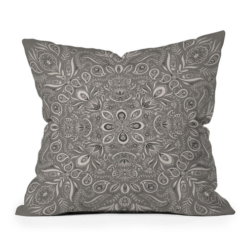 Pimlada Phuapradit Grey Pavilion Throw Pillow