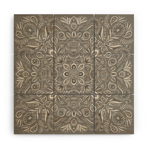 Pimlada Phuapradit Grey Pavilion Wood Wall Mural