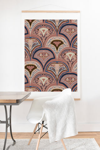 Pimlada Phuapradit Half drop shell shapes Art Print And Hanger