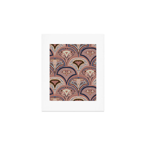 Pimlada Phuapradit Half drop shell shapes Art Print