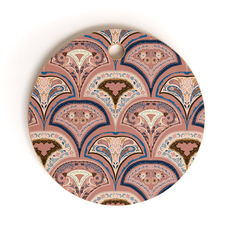 Pimlada Phuapradit Half drop shell shapes Cutting Board Round
