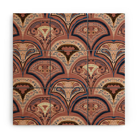 Pimlada Phuapradit Half drop shell shapes Wood Wall Mural