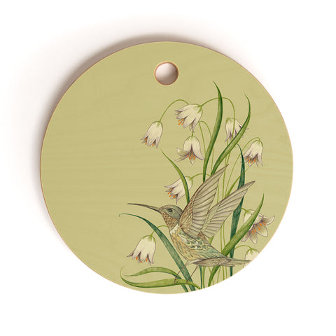 Pimlada Phuapradit Hummingbird 03 Cutting Board Round